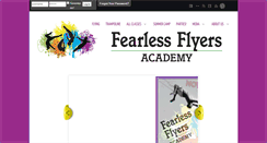 Desktop Screenshot of fearlessflyersacademy.com
